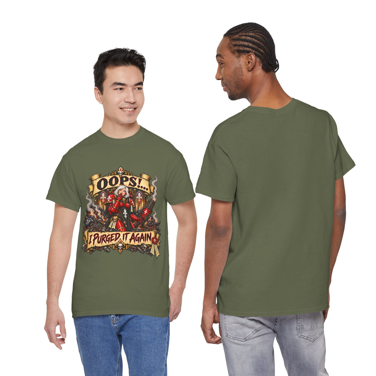 Oops… I Purged It Again Shirt – Sisters of Battle Pop Parody Tee
