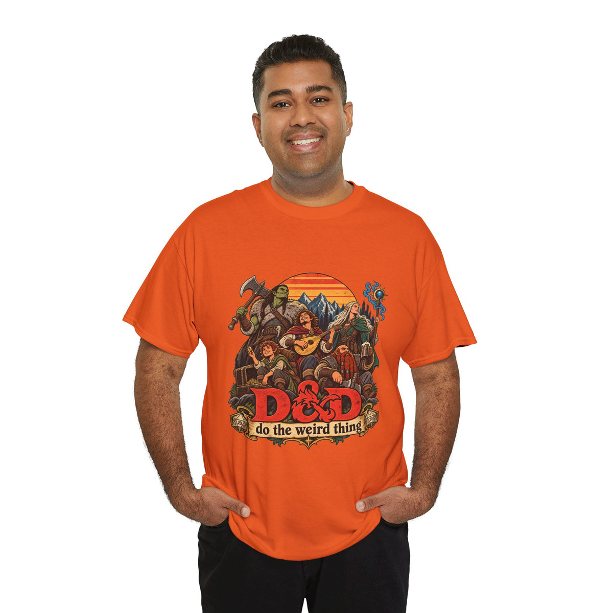 Do the Weird Thing T-Shirt – Funny Tabletop RPG Gamer Tee | Fantasy Roleplaying Shirt