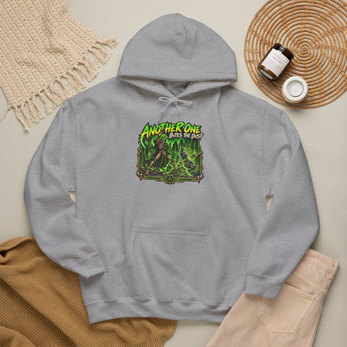 Another One Bites the Dust Hoodie | Grimdark Warhammer Necron Inspired Sci-Fi Gaming Pullover