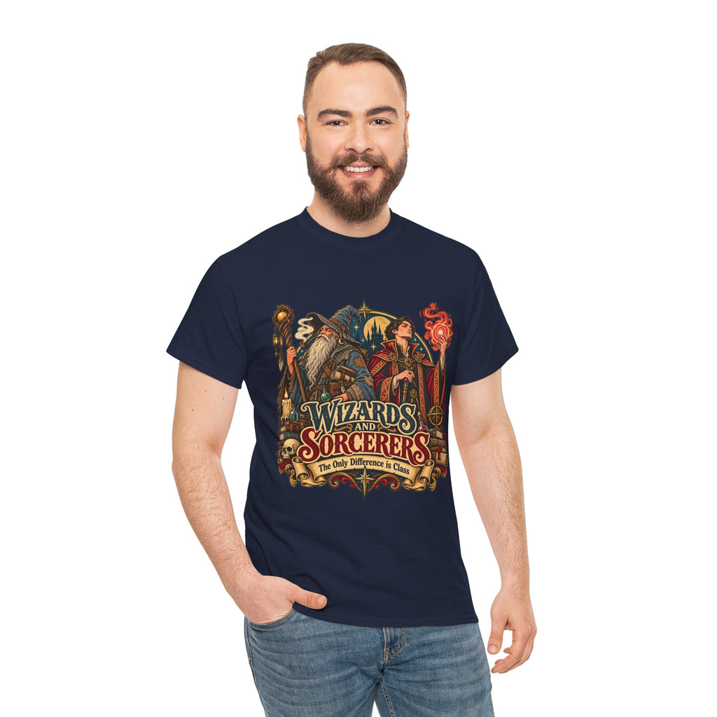 Wizards & Sorcerers RPG T-Shirt | The Only Difference Is Class