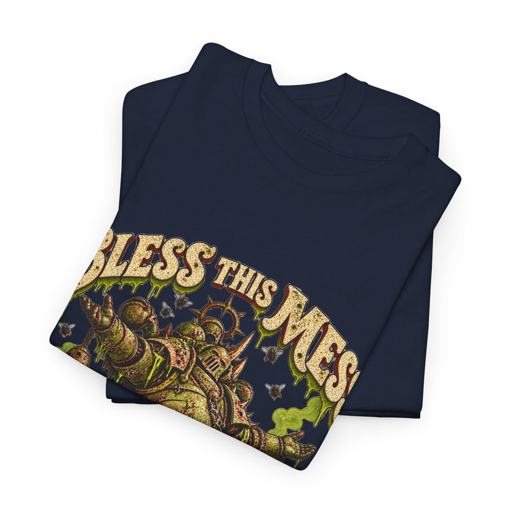 Bless This Mess Grimdark Warrior T-Shirt | Funny Fantasy Wargaming Tee