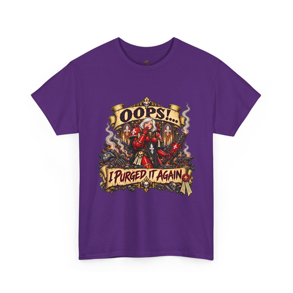 Oops… I Purged It Again Shirt – Sisters of Battle Pop Parody Tee