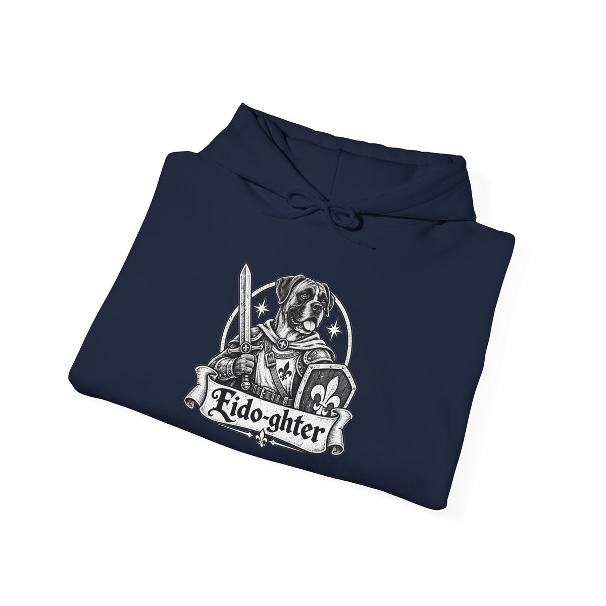 Fido-ghter Dog Hoodie – Fighter Fantasy RPG Pullover