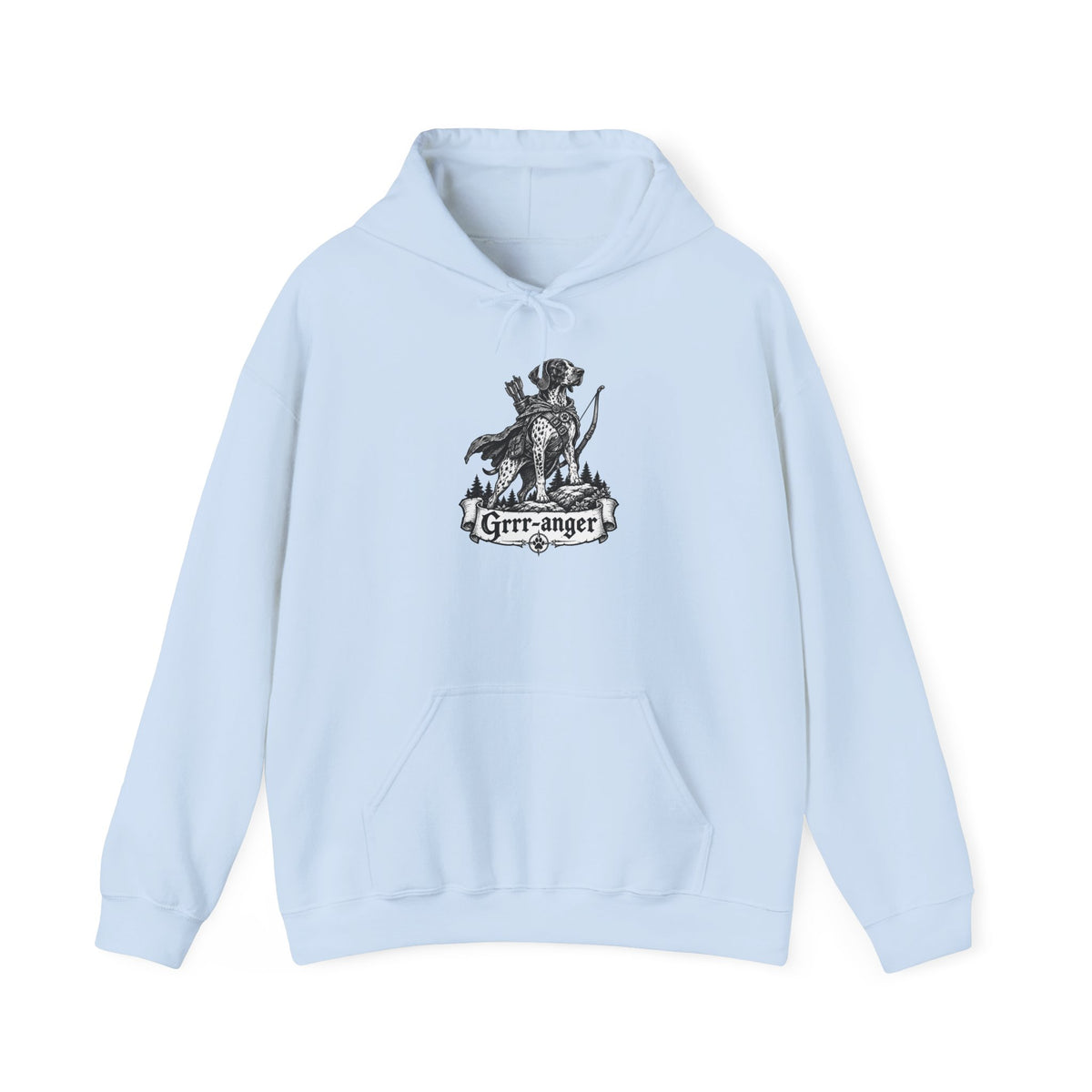 Grrr-anger Dog Hoodie – Ranger Fantasy RPG Pullover