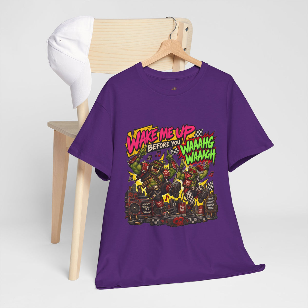 Wake Me Up Before You Waaagh! Shirt – Ork Humor & Tabletop Gaming Tee