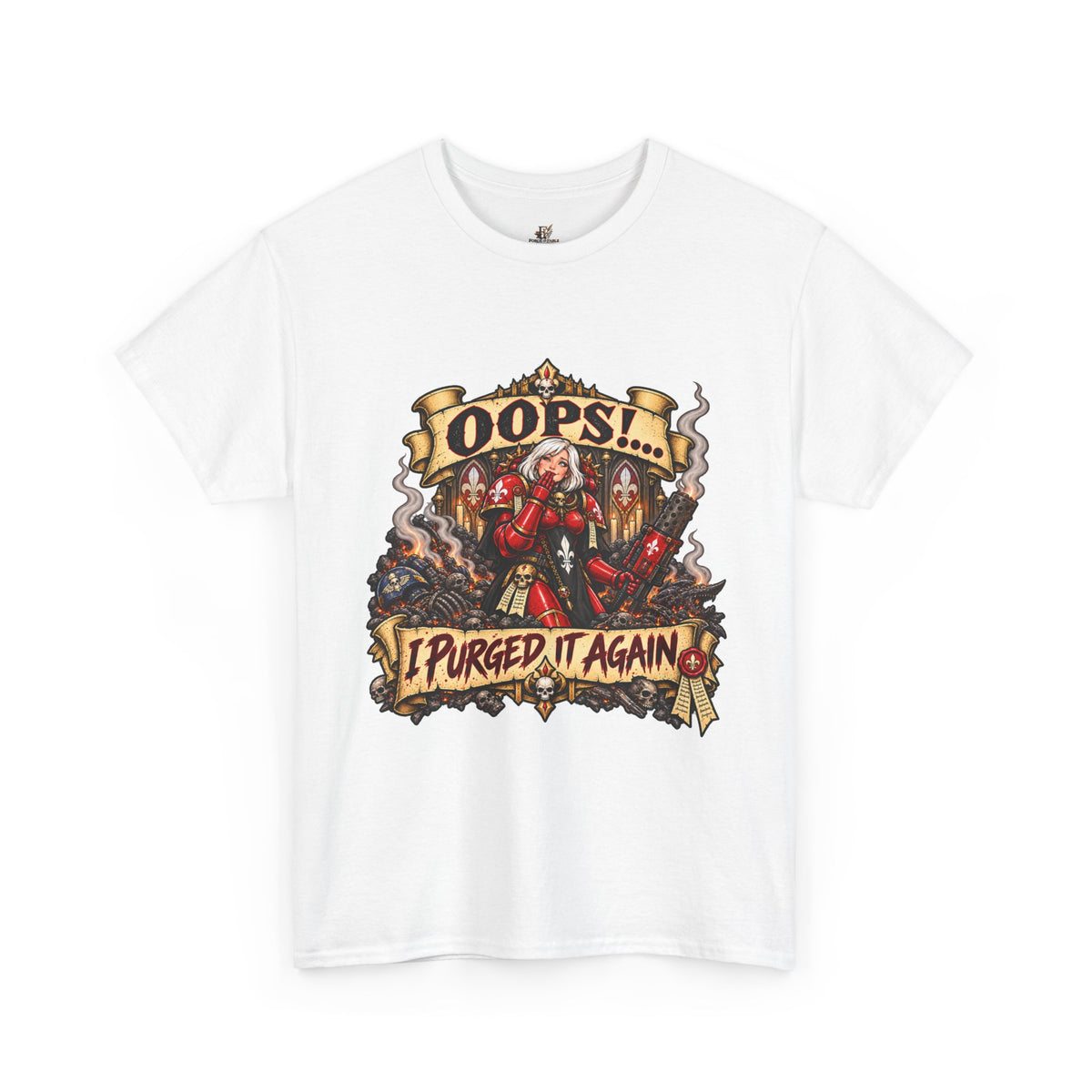 Oops… I Purged It Again Shirt – Sisters of Battle Pop Parody Tee