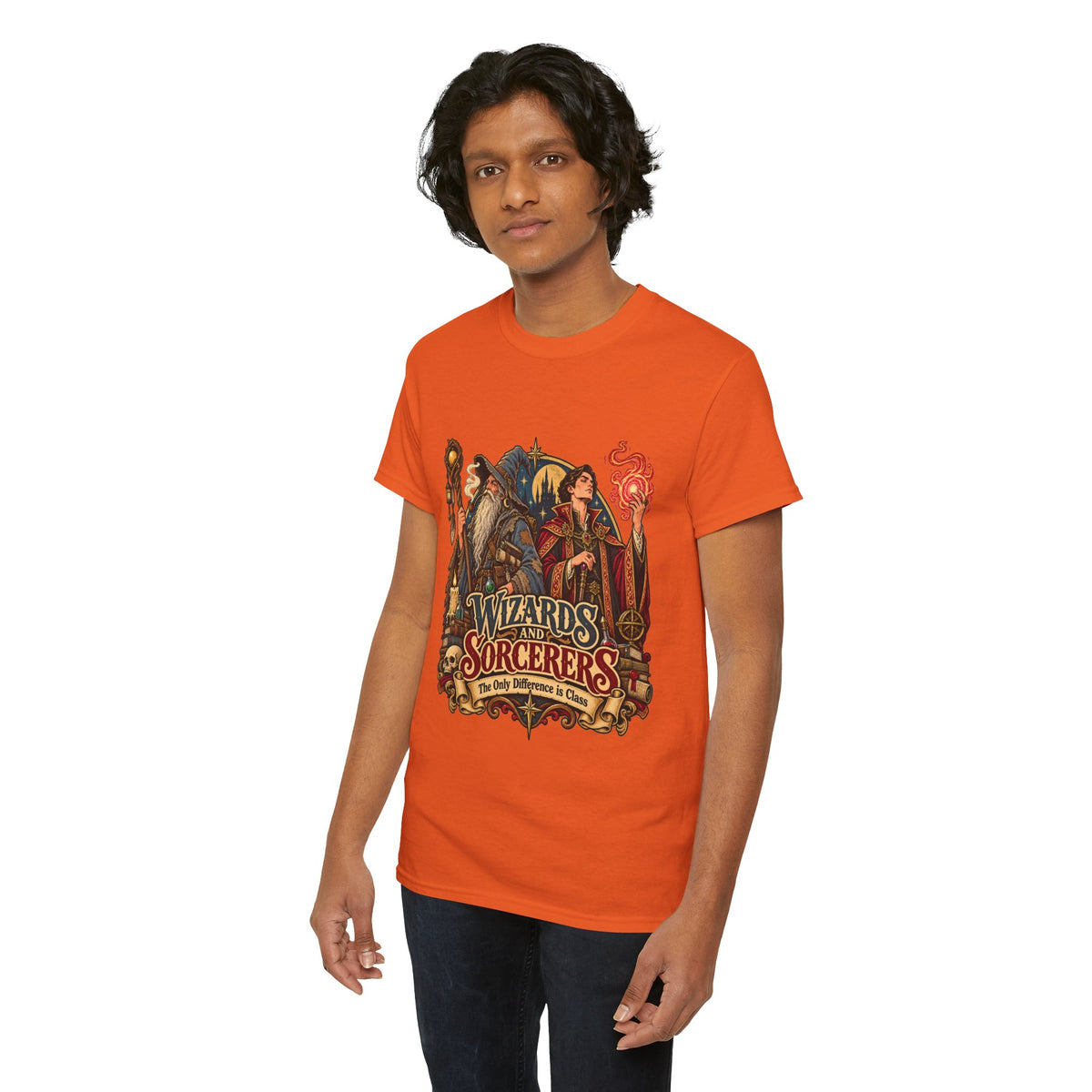 Wizards & Sorcerers RPG T-Shirt | The Only Difference Is Class