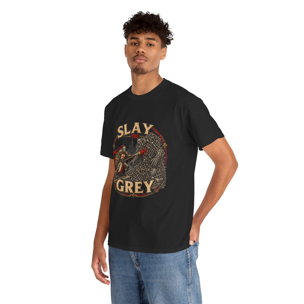 Slay the Grey Miniature Painting T-Shirt | Fantasy Hobbyist Tee