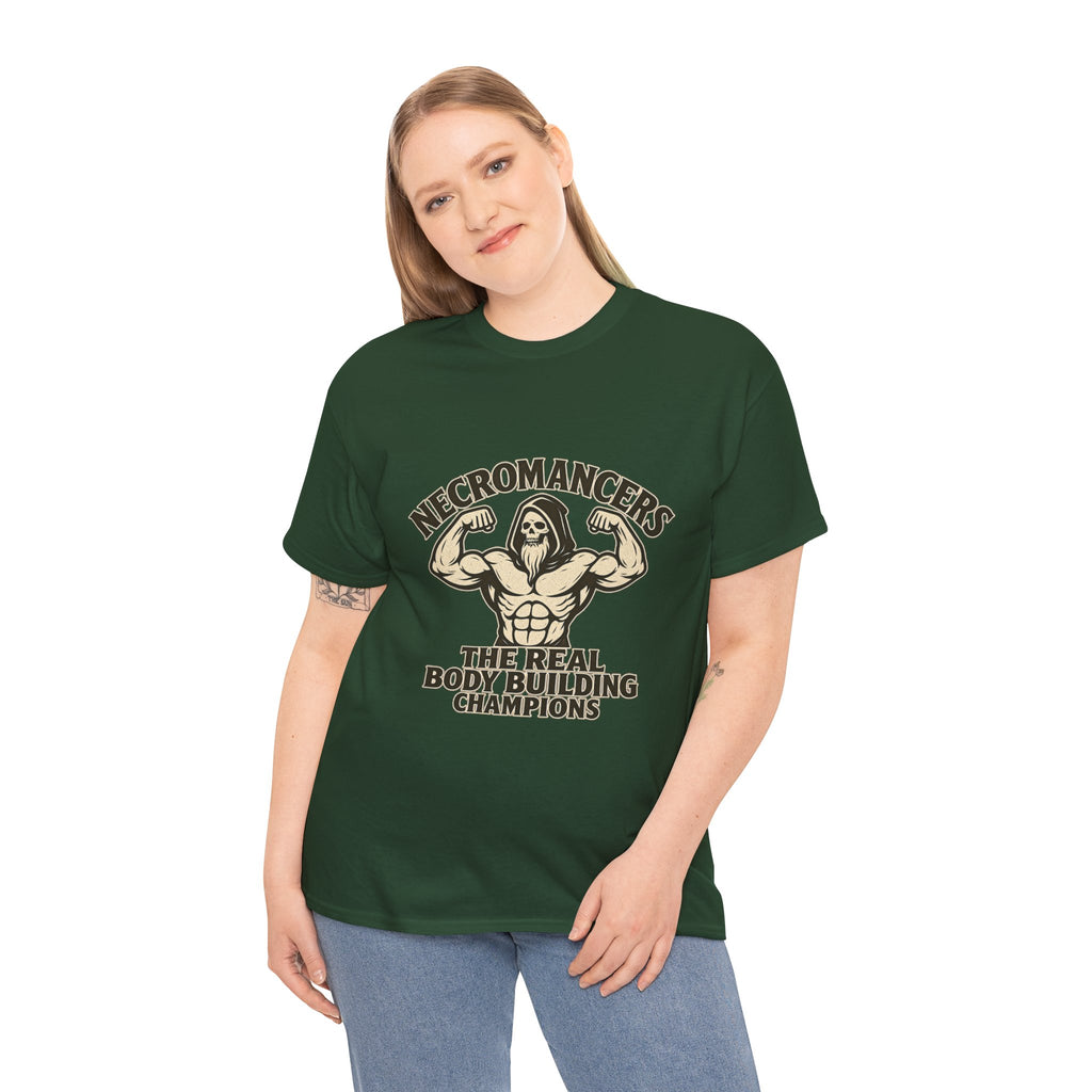 Necromancers: The Real Bodybuilding Champions T-Shirt | Funny RPG Tee