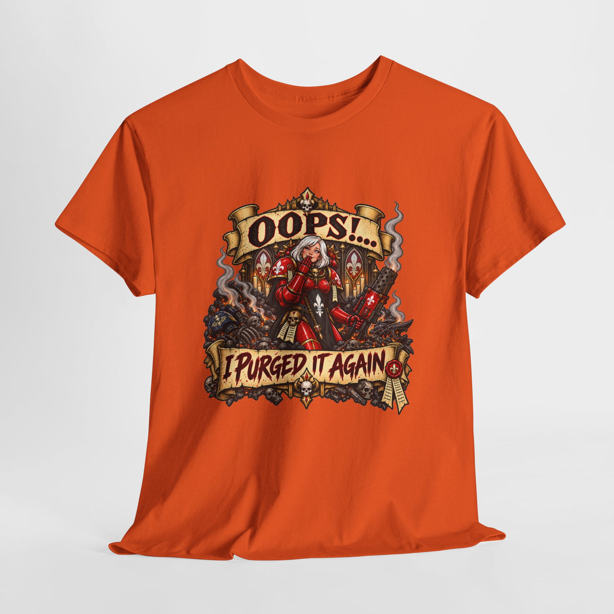 Oops… I Purged It Again Shirt – Sisters of Battle Pop Parody Tee