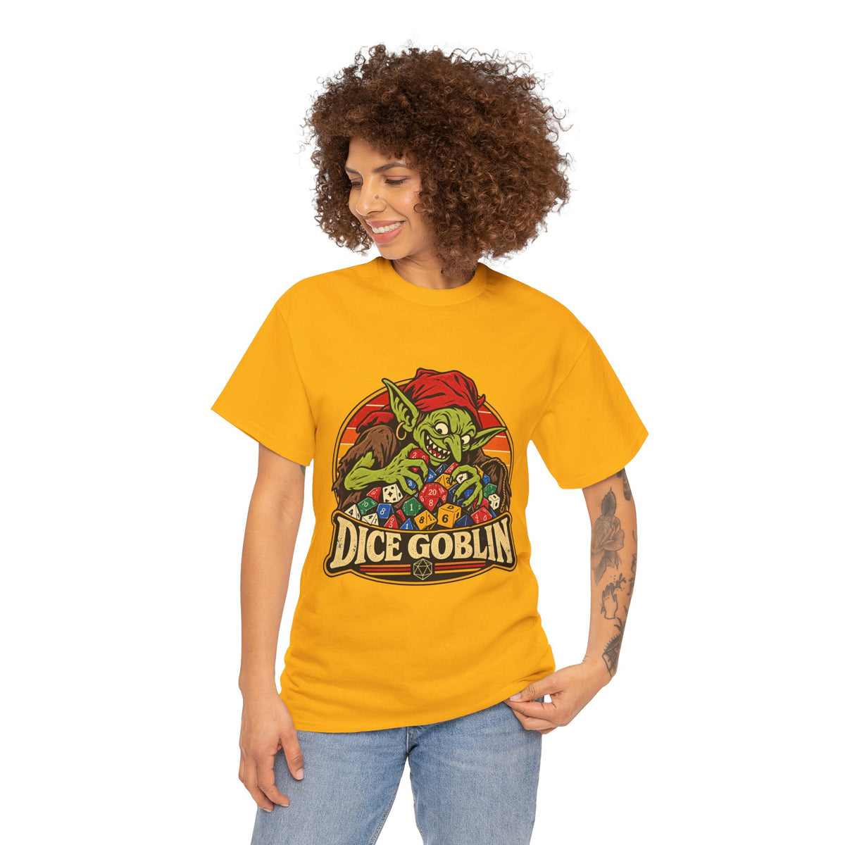 Dice Goblin Shirt – Funny Dice Hoarder & Tabletop RPG Tee