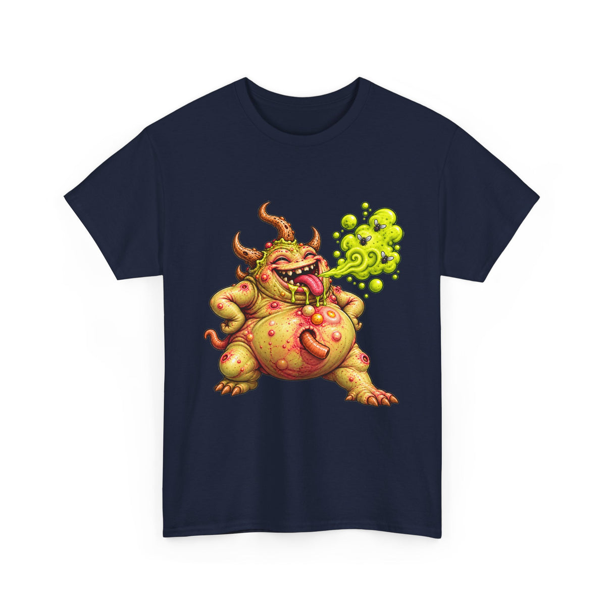Cheeky Plague Monster Shirt Funny Grimdark Nurgle Warhammer Inspired Creature Graphic Tee