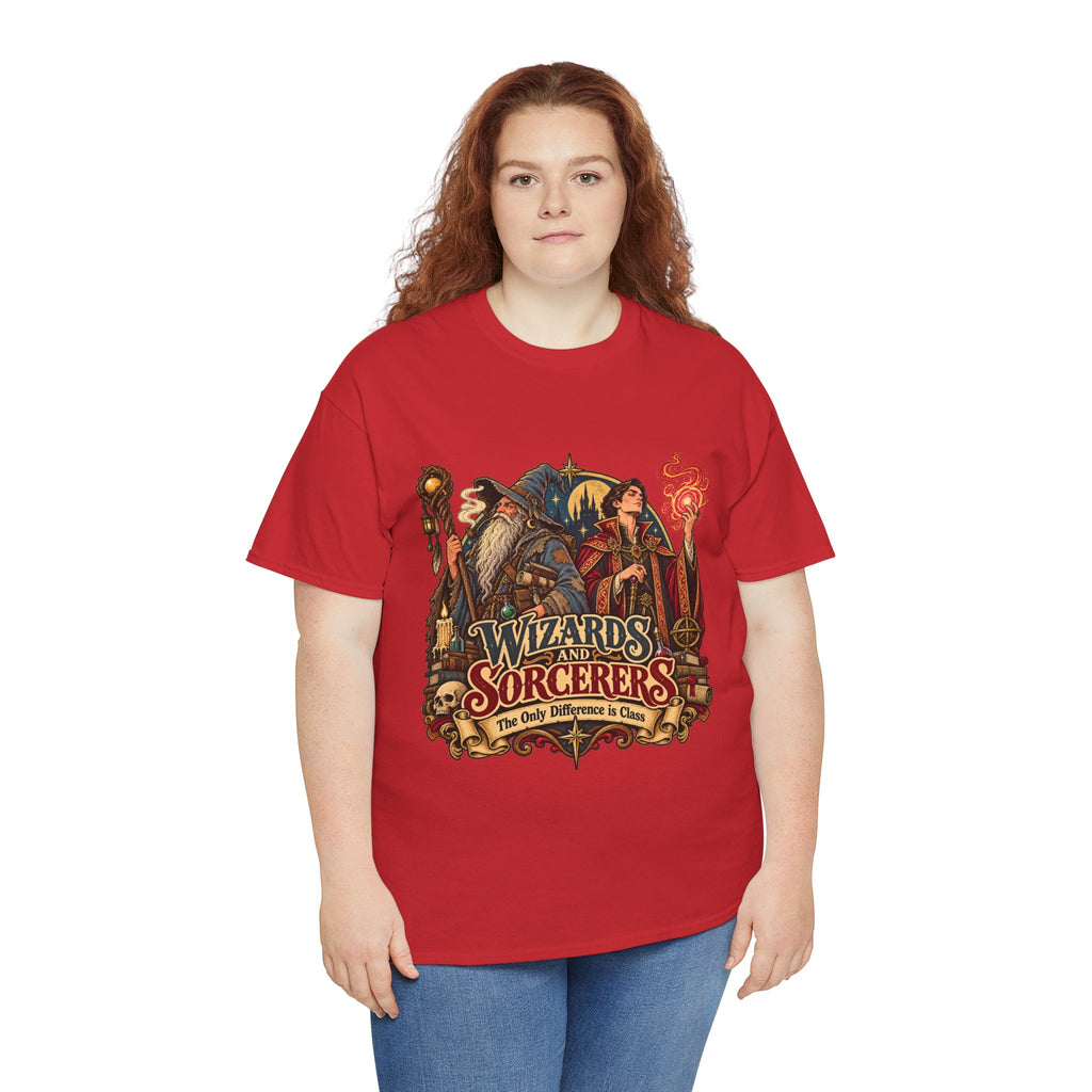 Wizards & Sorcerers RPG T-Shirt | The Only Difference Is Class