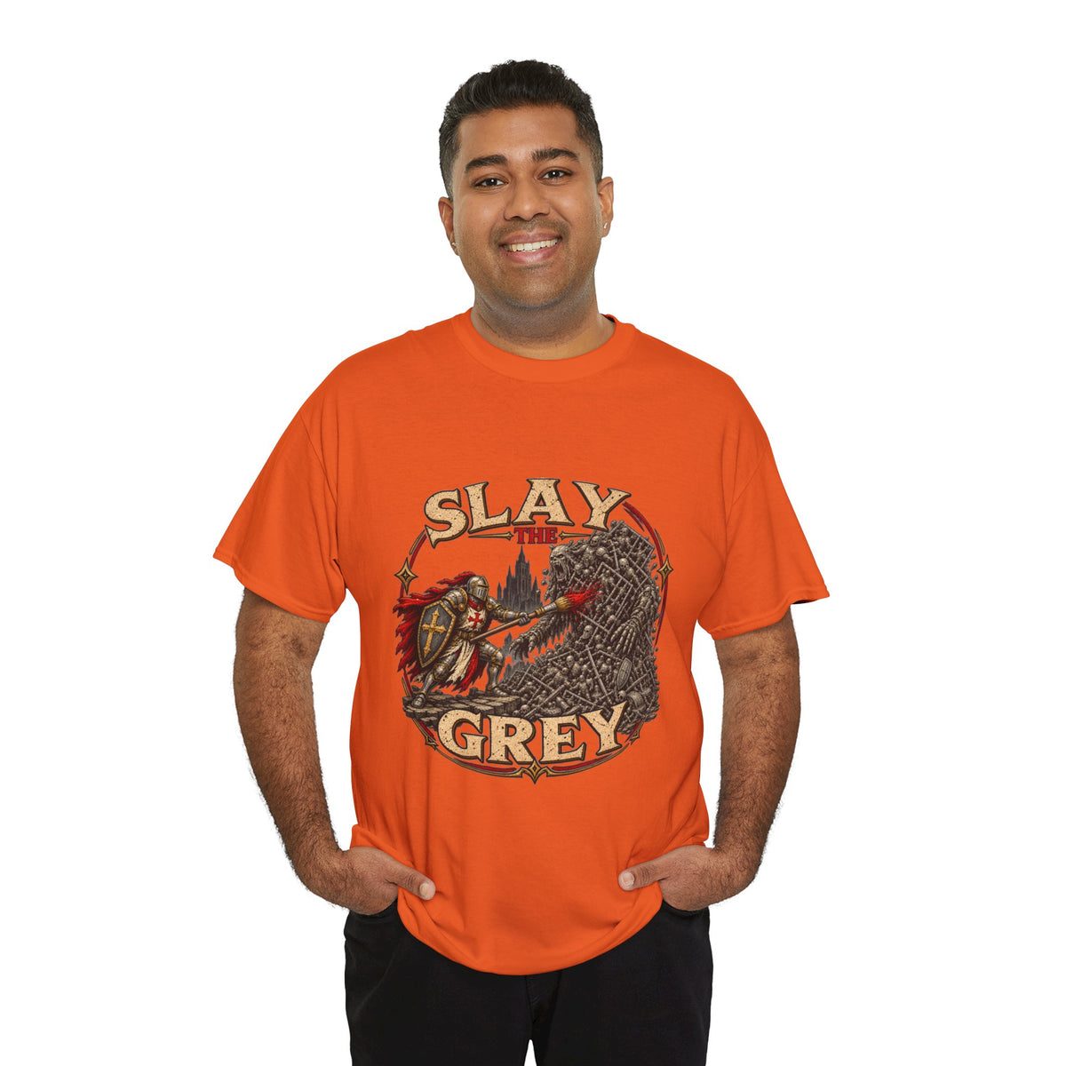 Slay the Grey Miniature Painting T-Shirt | Fantasy Hobbyist Tee