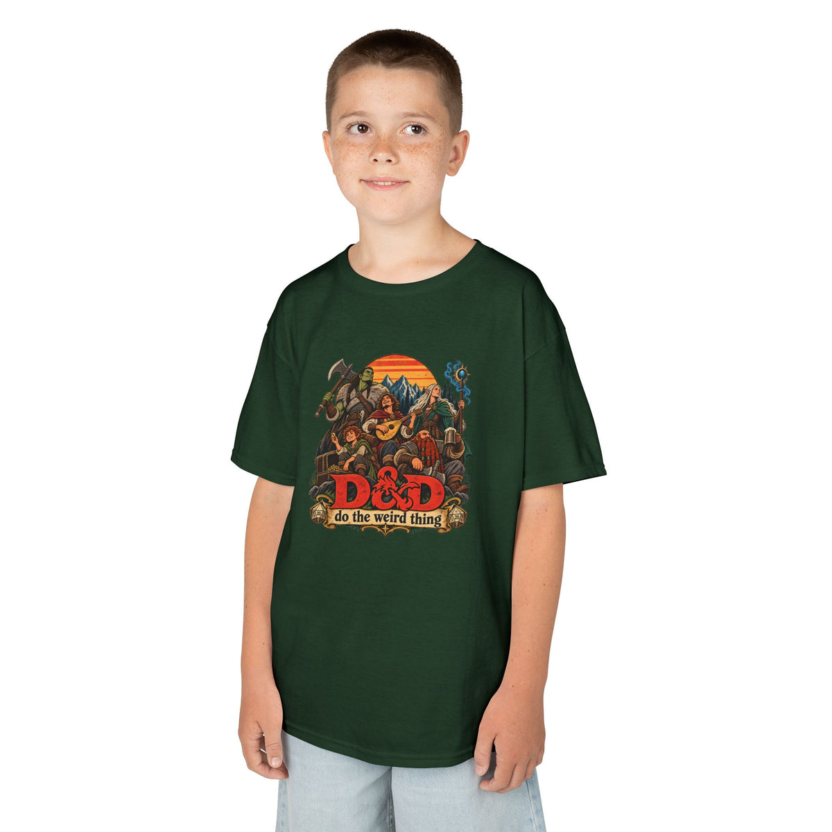 Kids Do the Weird Thing T-Shirt | Retro Fantasy Adventure Tee