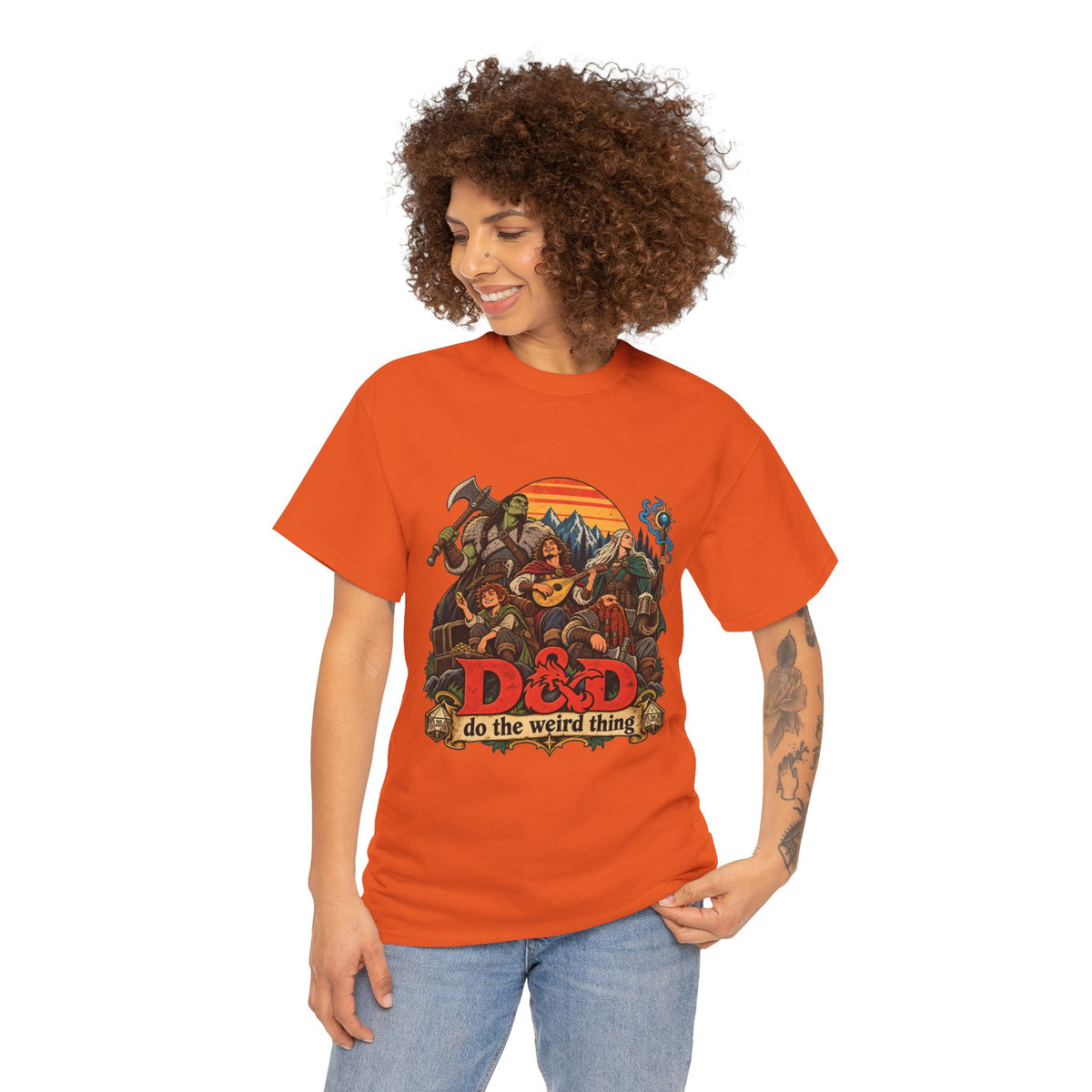 Do the Weird Thing T-Shirt – Funny Tabletop RPG Gamer Tee | Fantasy Roleplaying Shirt
