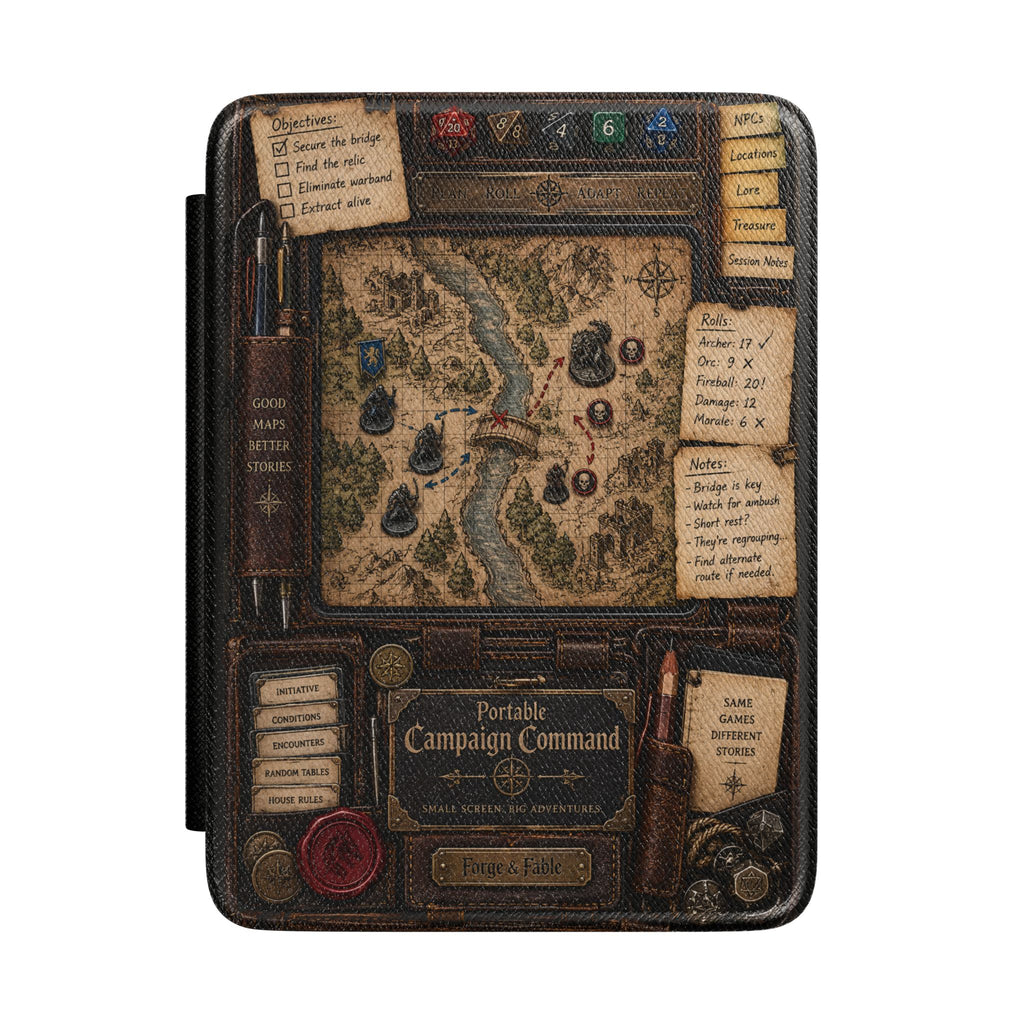 Campaign Commander Kindle Case | Fantasy Adventure Map