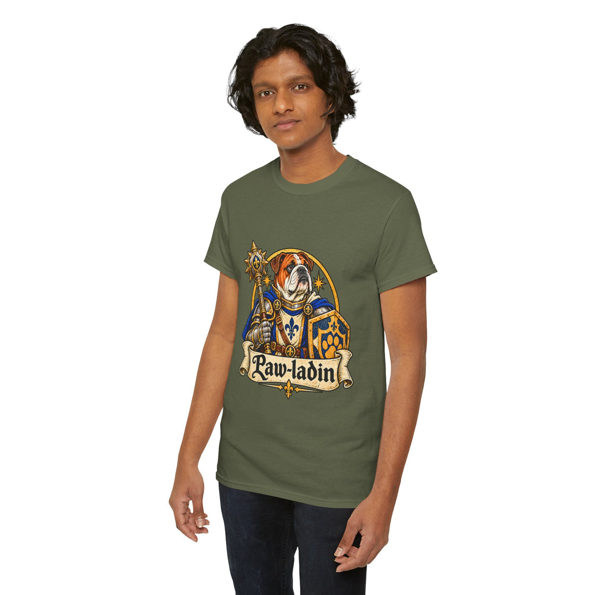 Pawladin Dog T Shirt Funny Paladin Fantasy Tee