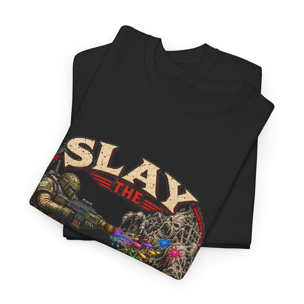 Slay the Grey Sci-Fi Miniature Painting T-Shirt | Hobbyist Tee