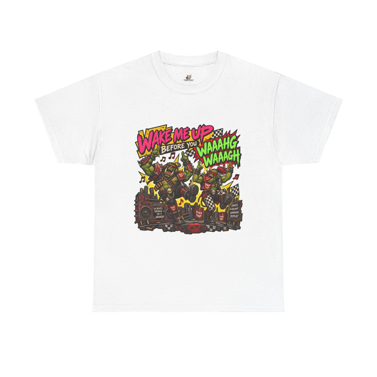 Wake Me Up Before You Waaagh! Shirt – Ork Humor & Tabletop Gaming Tee