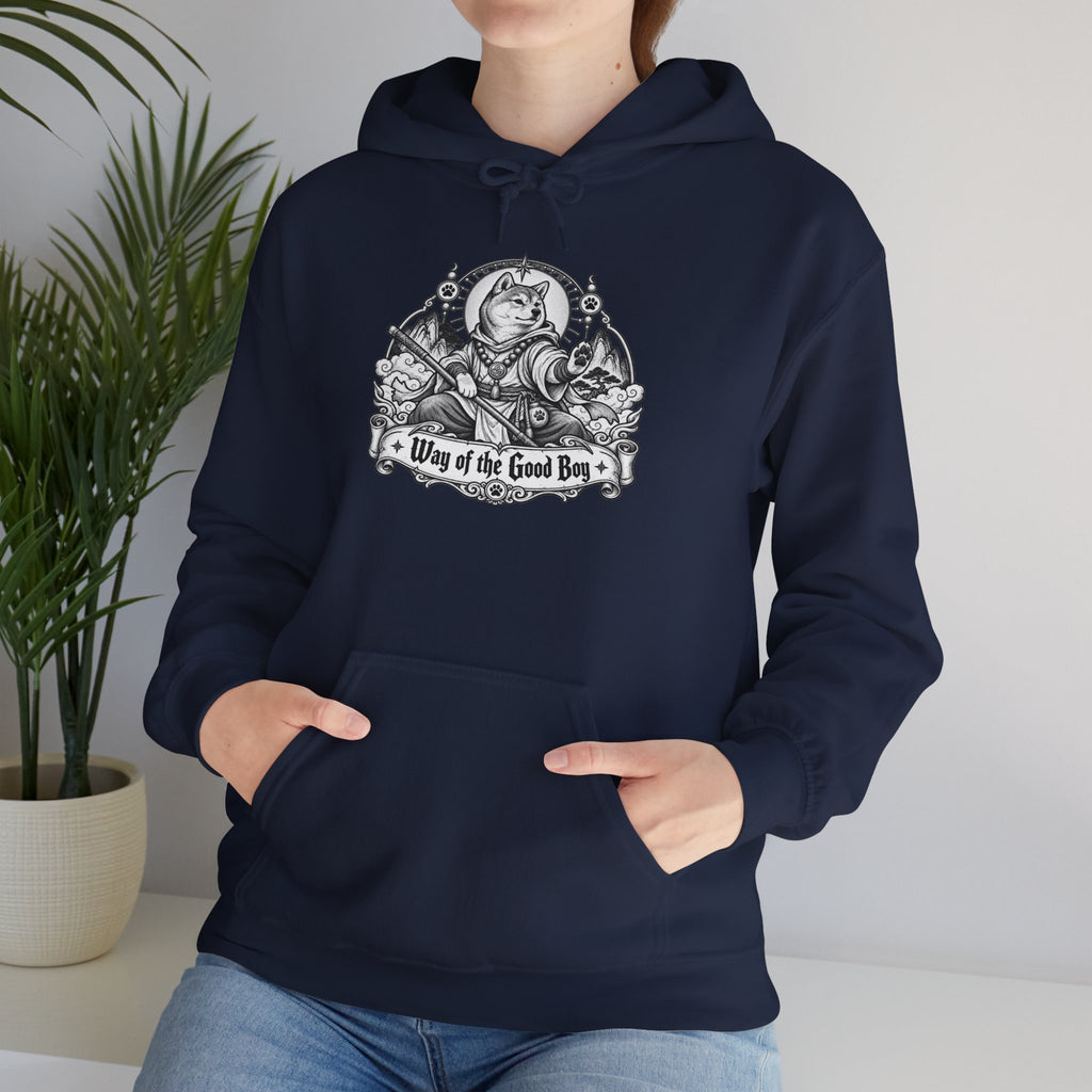Way of the Good Boy Dog Hoodie – Monk Fantasy RPG Pullover