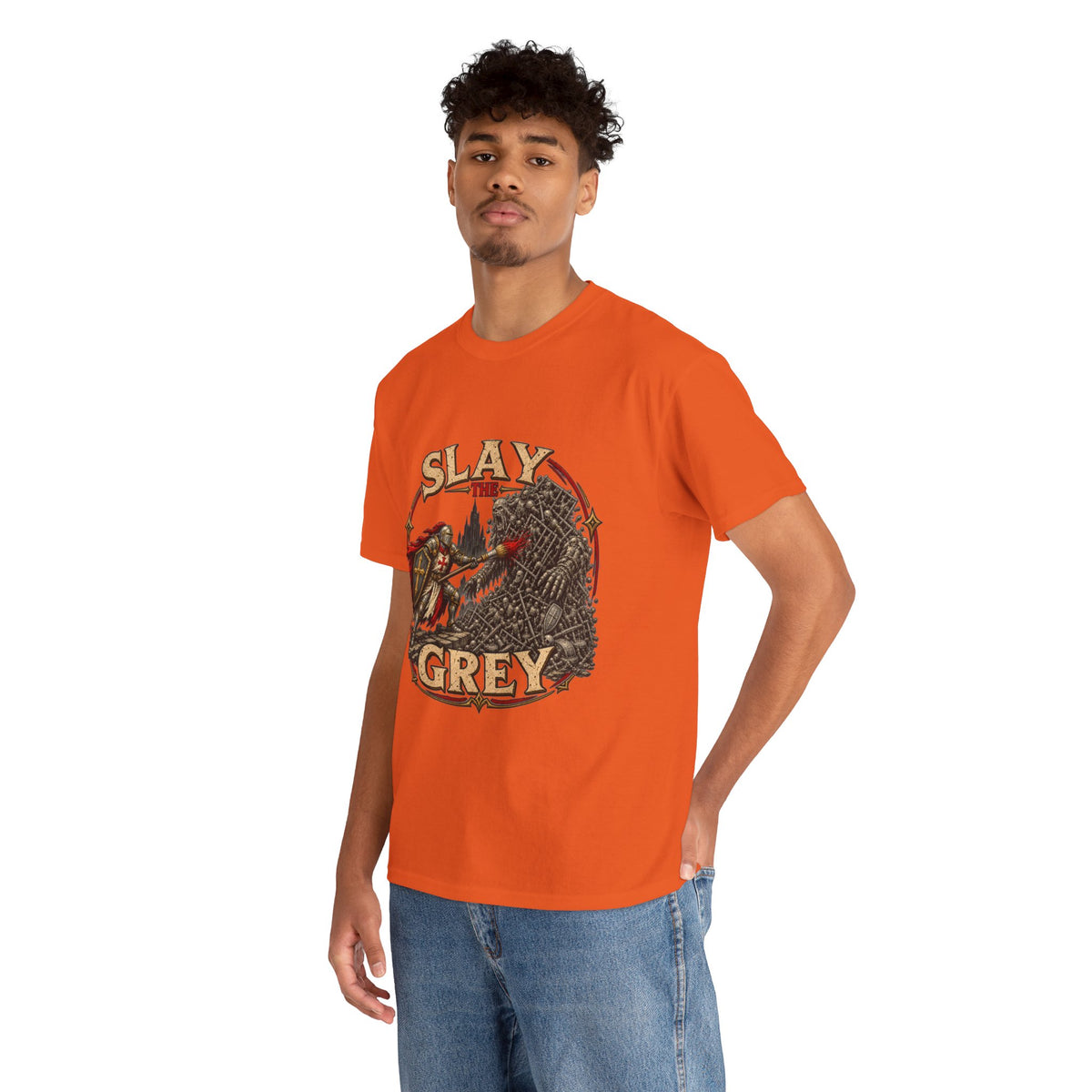 Slay the Grey Miniature Painting T-Shirt | Fantasy Hobbyist Tee