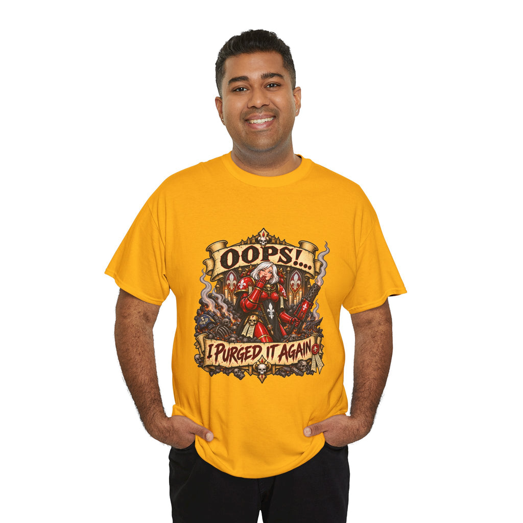 Oops… I Purged It Again Shirt – Sisters of Battle Pop Parody Tee