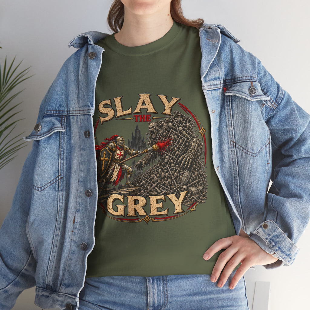 Slay the Grey Miniature Painting T-Shirt | Fantasy Hobbyist Tee