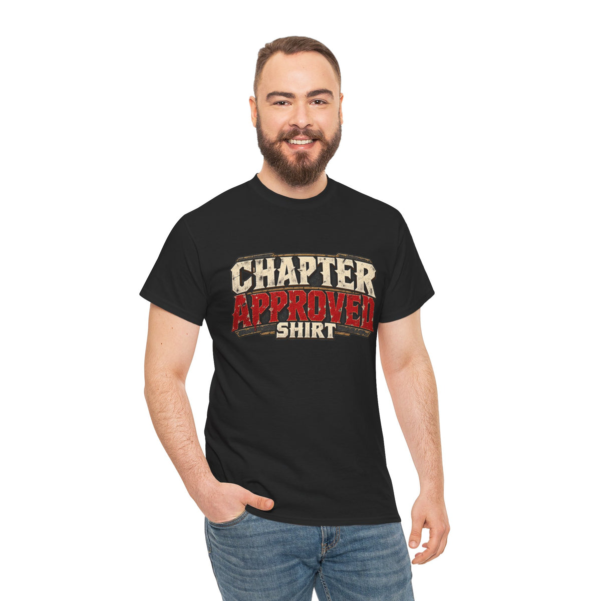 Chapter Approved T-Shirt | Distressed Gaming Tee