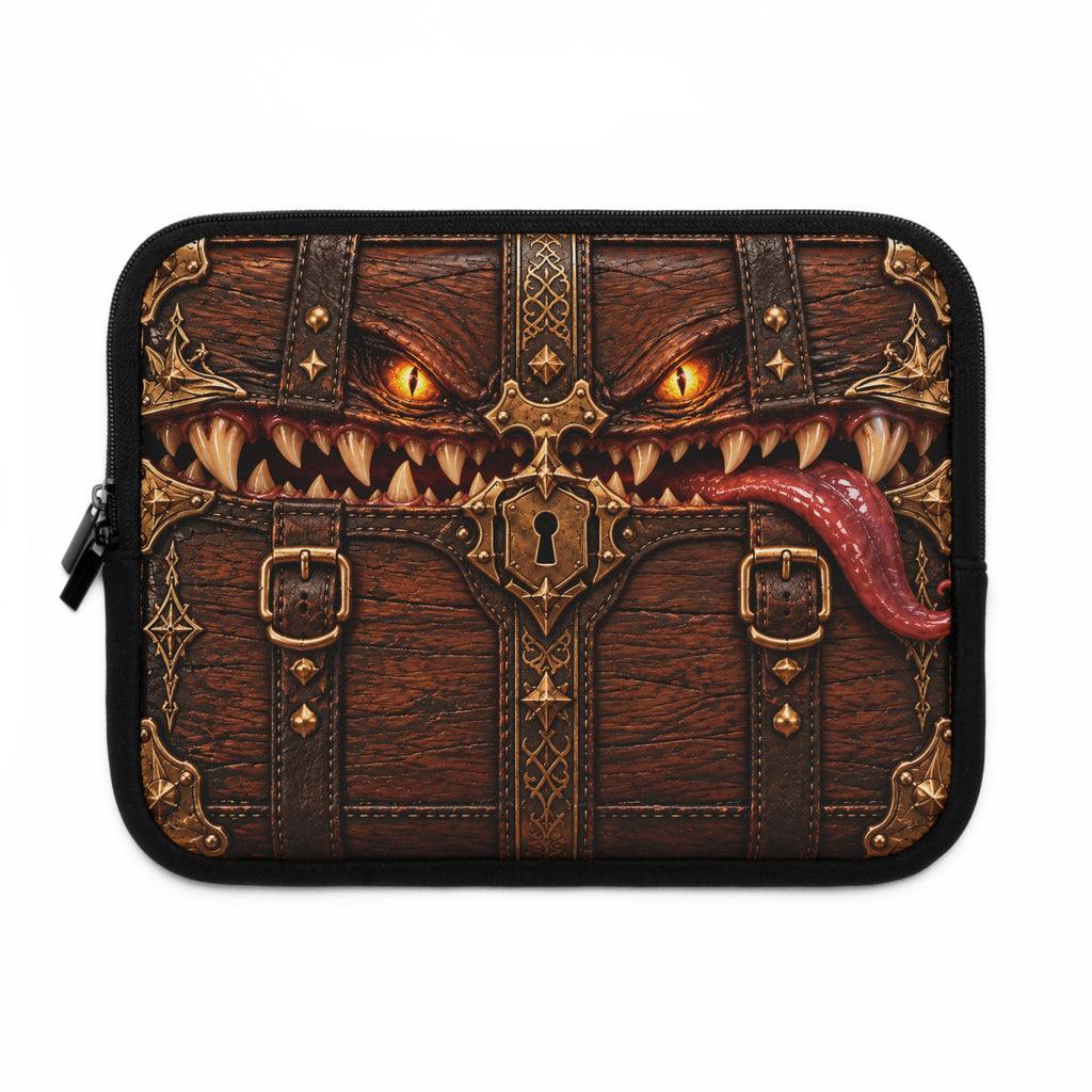 Mimic Laptop Sleeve | Dark Fantasy Treasure Chest Neoprene Cover