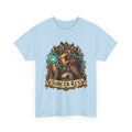 Sorcer-Rex Wizard Dog Fantasy Graphic T-Shirt