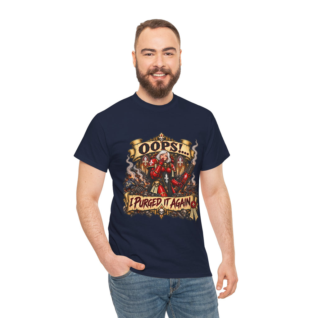 Oops… I Purged It Again Shirt – Sisters of Battle Pop Parody Tee