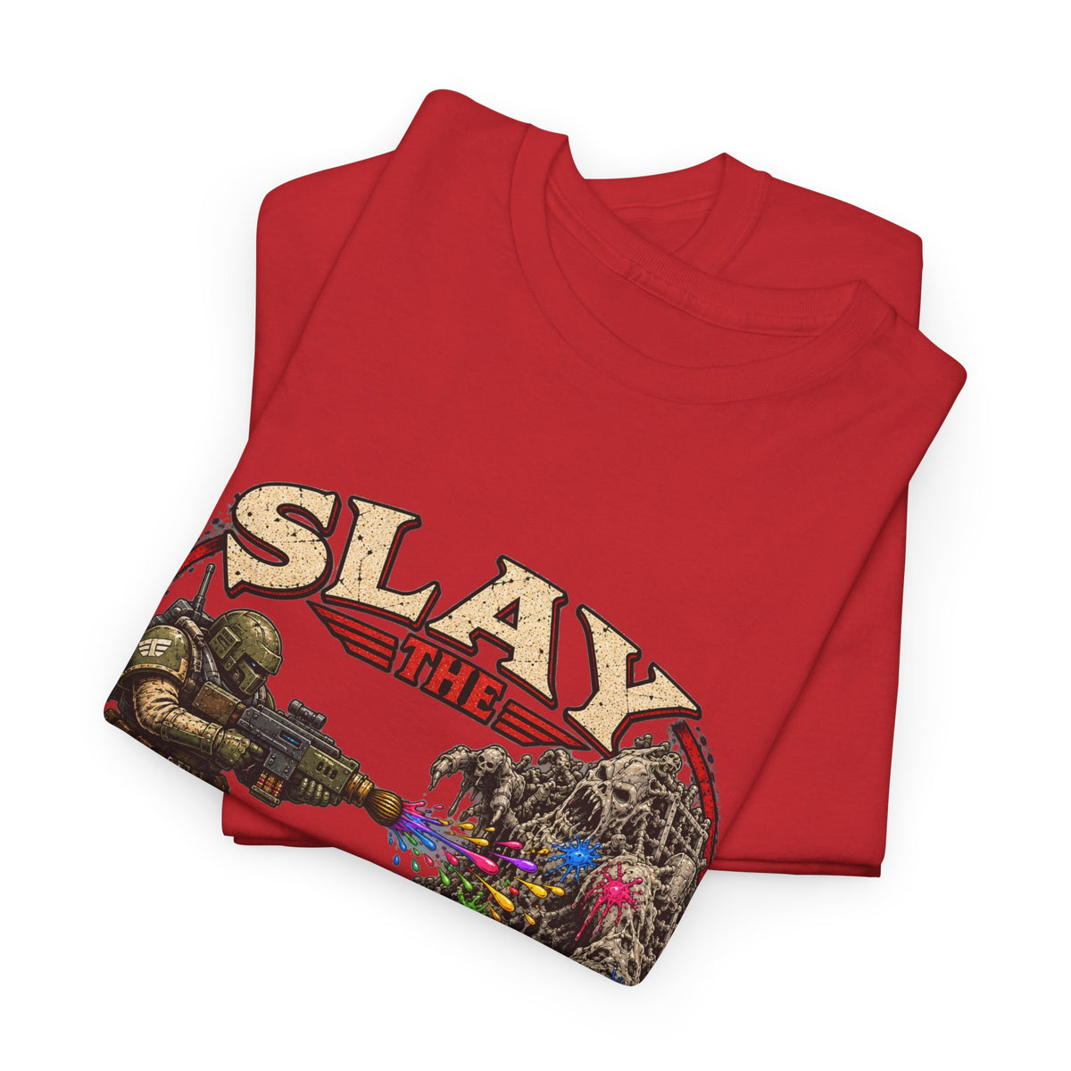 Slay the Grey Sci-Fi Miniature Painting T-Shirt | Hobbyist Tee