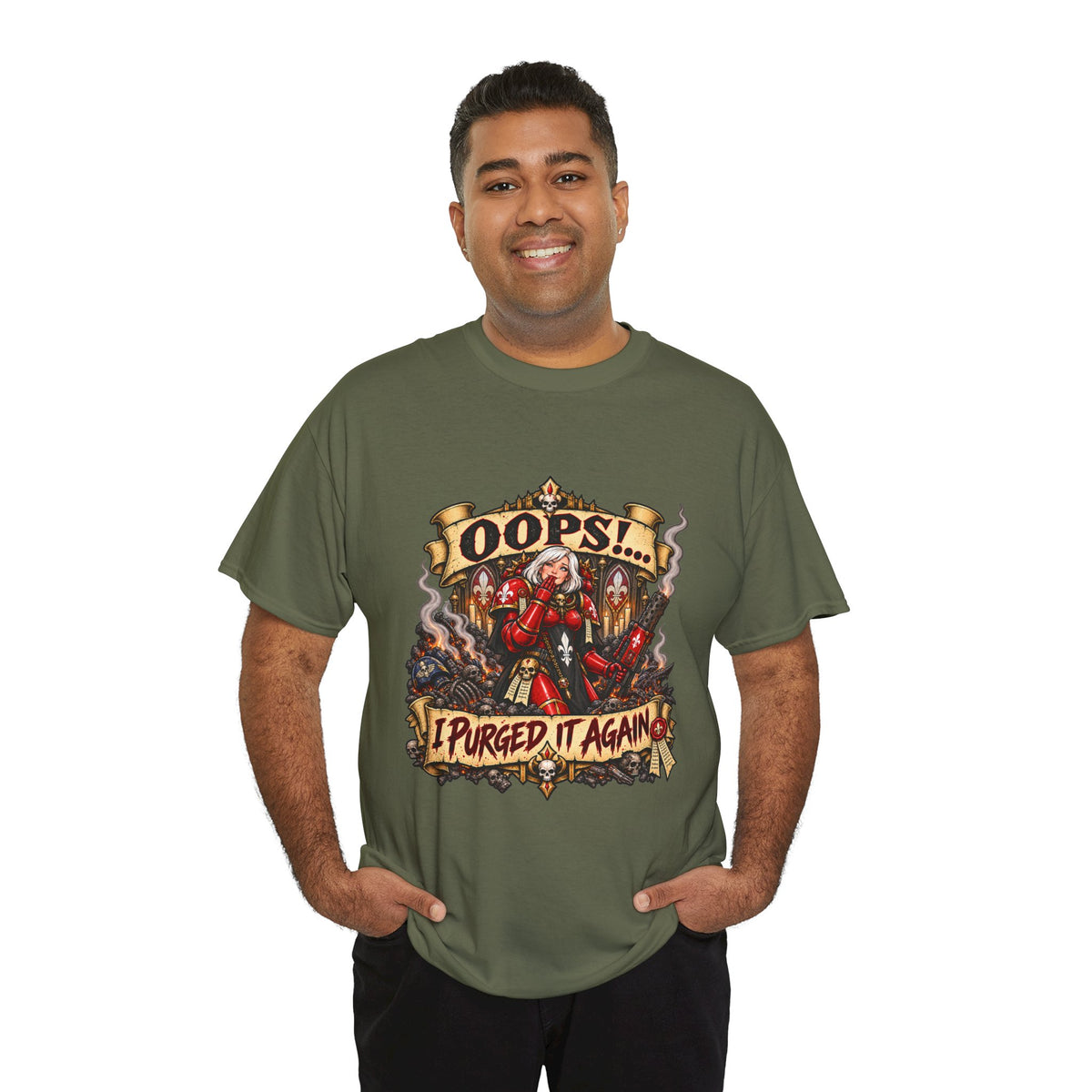 Oops… I Purged It Again Shirt – Sisters of Battle Pop Parody Tee