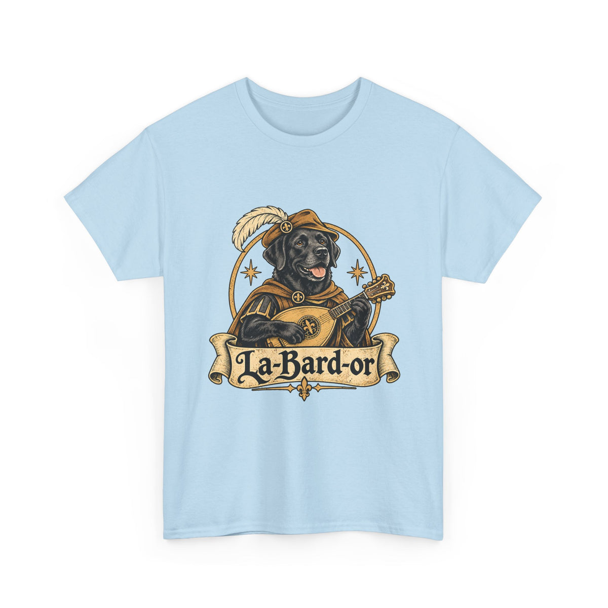 La-Bard-or Labrador Bard T-Shirt | Funny Fantasy Dog Tee
