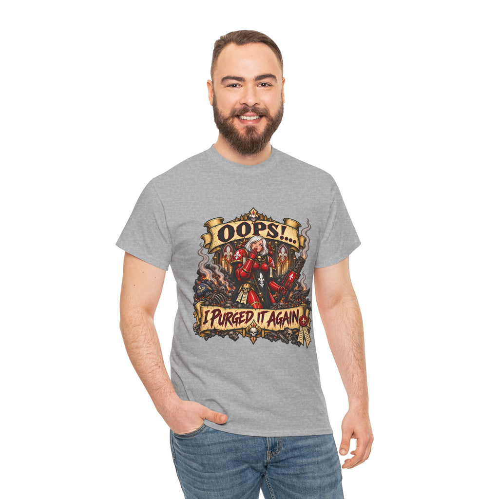 Oops… I Purged It Again Shirt – Sisters of Battle Pop Parody Tee