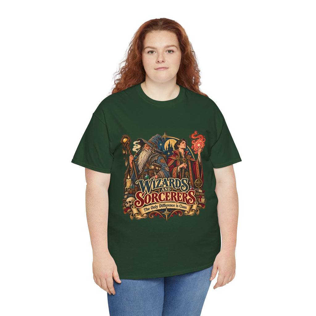 Wizards & Sorcerers RPG T-Shirt | The Only Difference Is Class