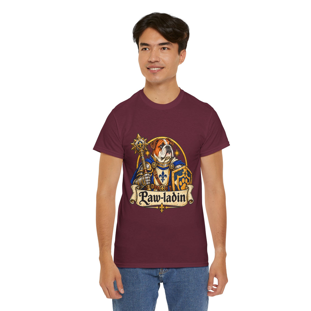 Pawladin Dog T Shirt Funny Paladin Fantasy Tee
