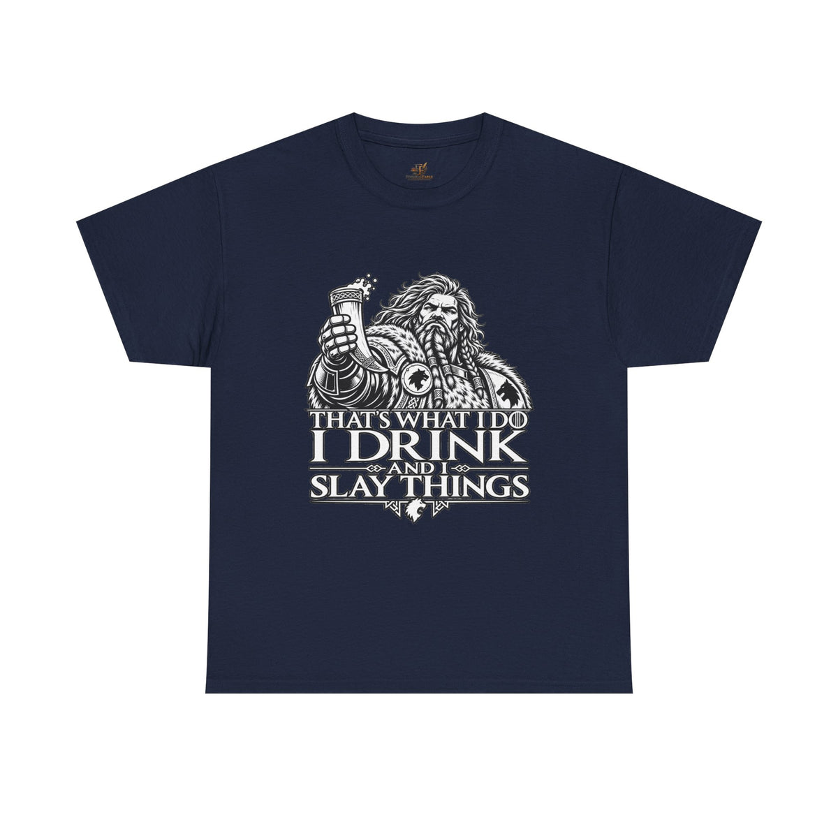 I Drink, I Slay Things Shirt – Space Wolf Humor & Tabletop Gaming Tee
