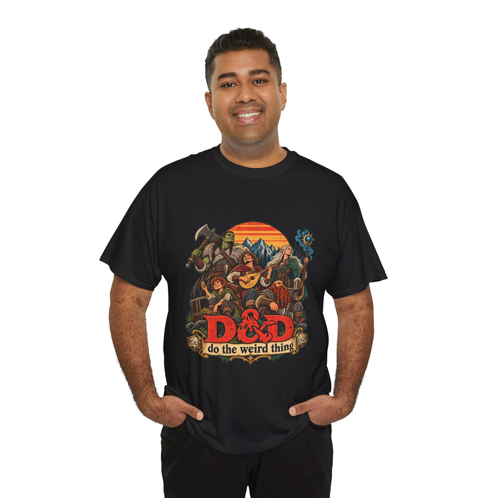 Do the Weird Thing T-Shirt – Funny Tabletop RPG Gamer Tee | Fantasy Roleplaying Shirt