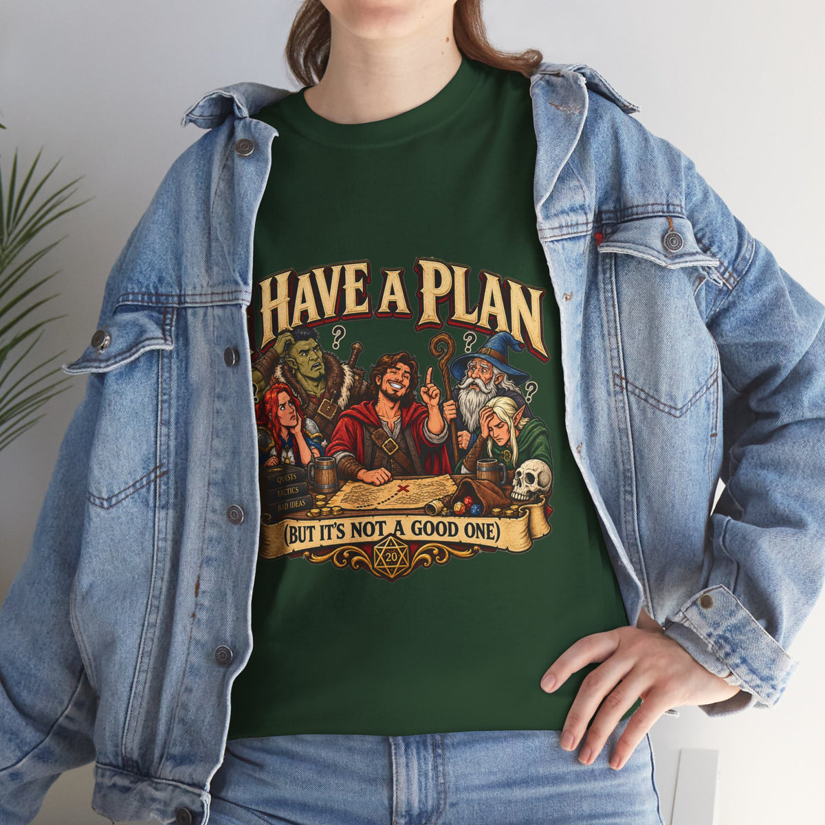 I Have a Plan (But It’s Not a Good One) | Funny RPG Party Tee