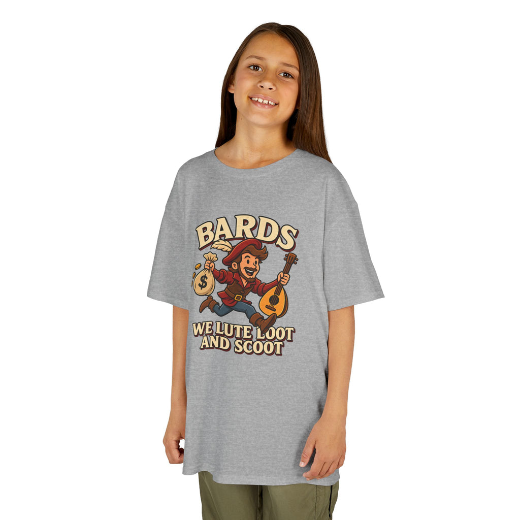 Kids Bard T-Shirt | Lute, Loot & Scoot Fantasy Music Tee