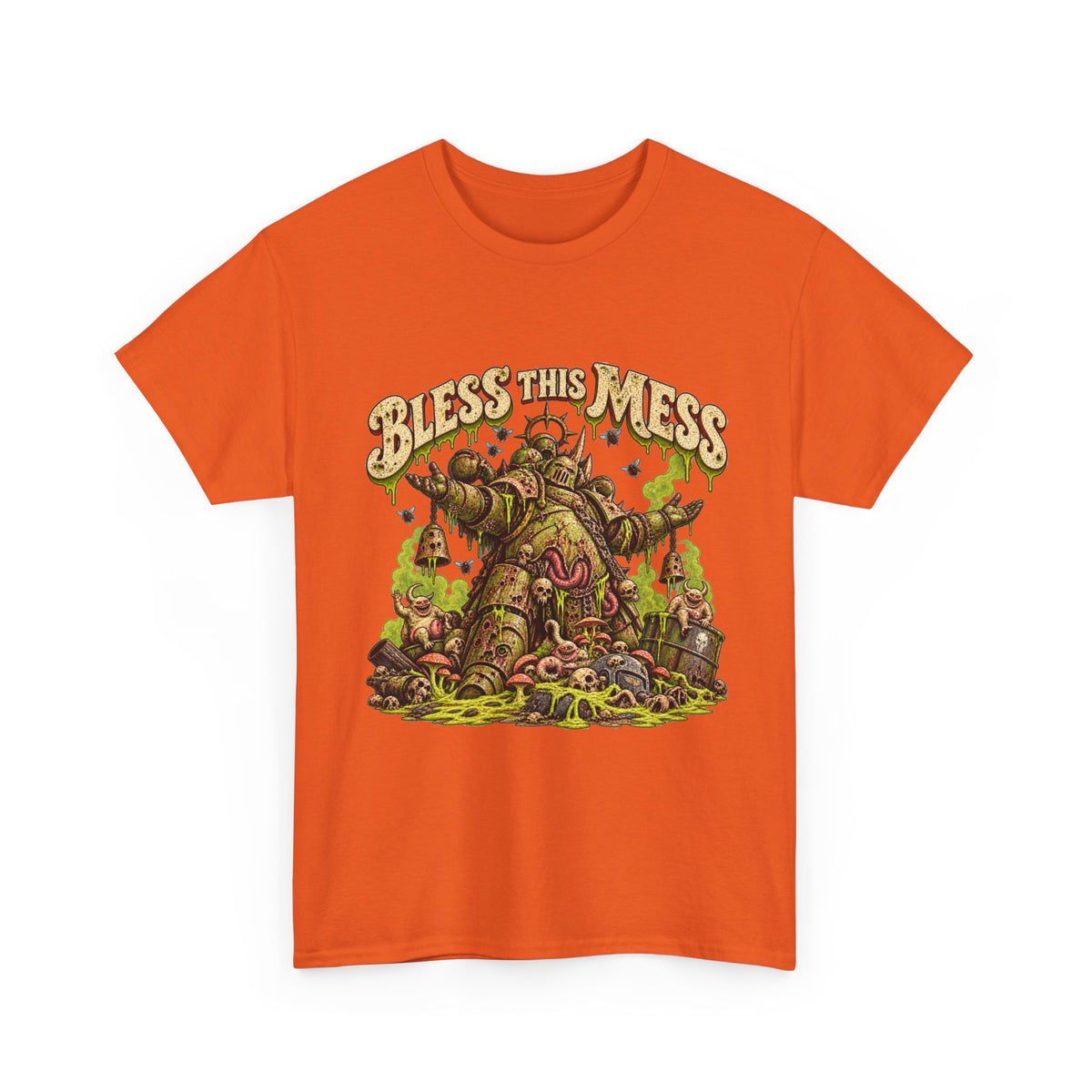 Bless This Mess Grimdark Warrior T-Shirt | Funny Fantasy Wargaming Tee
