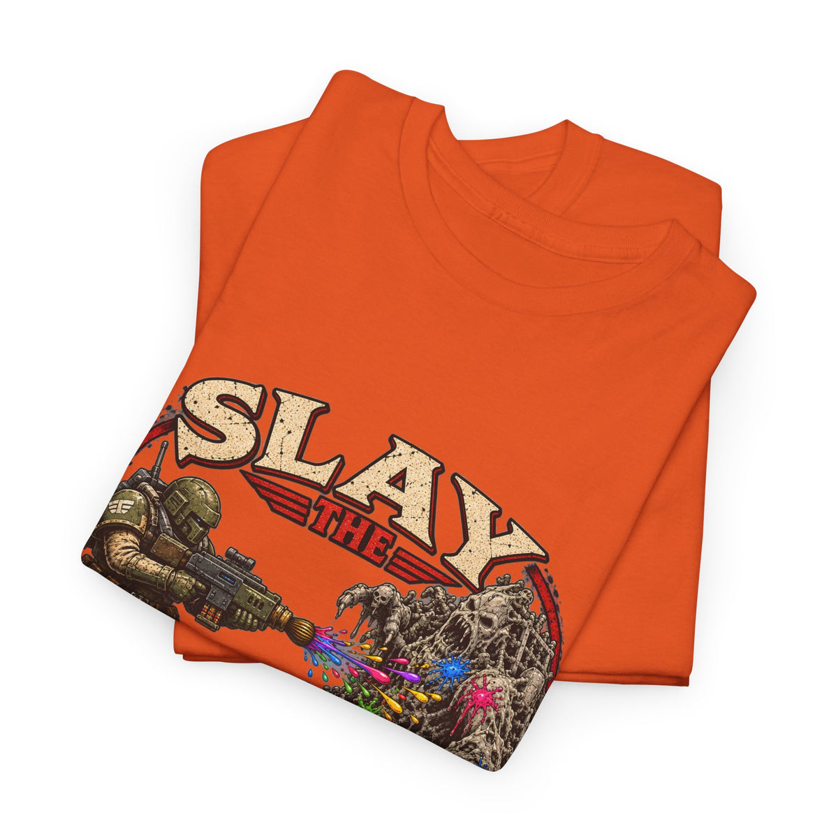 Slay the Grey Sci-Fi Miniature Painting T-Shirt | Hobbyist Tee