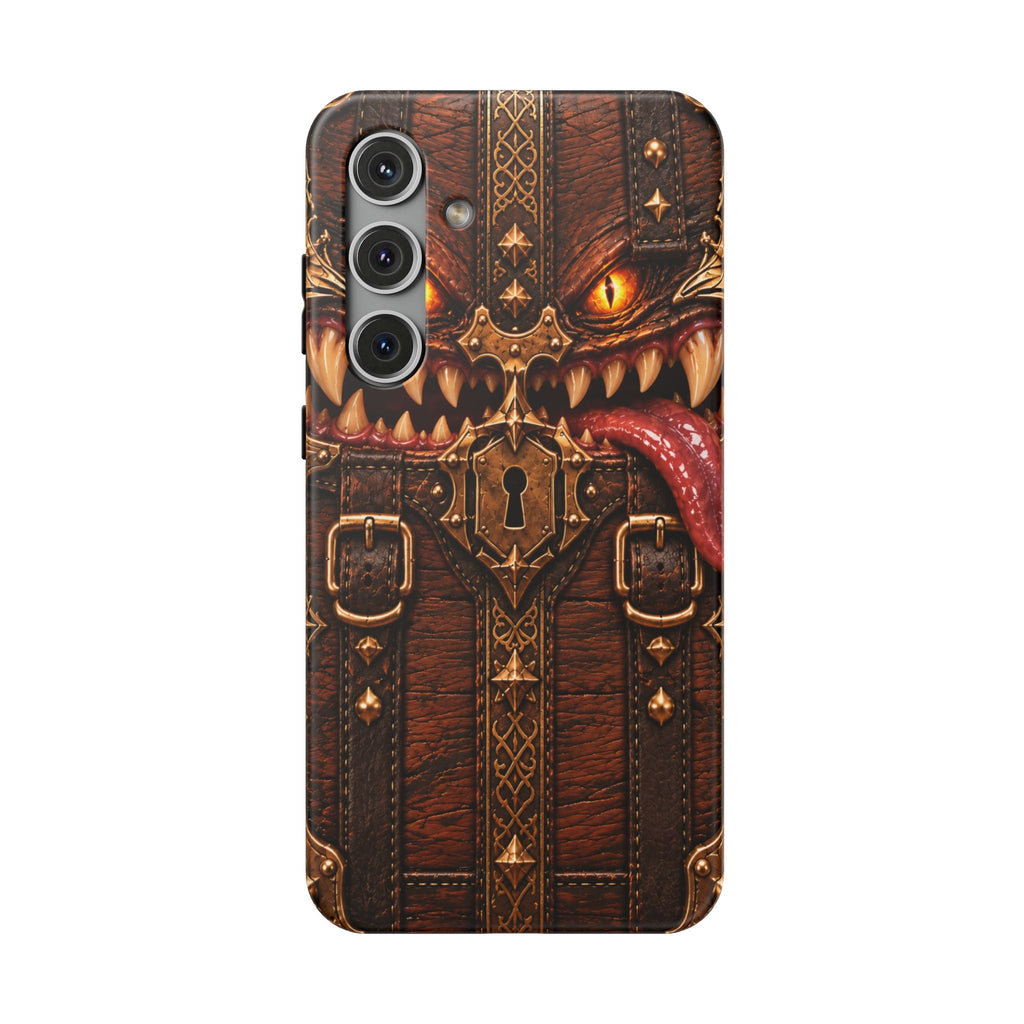 Mimic Samsung Galaxy Case | Dark Fantasy Monster, Impact-Resistant Cover