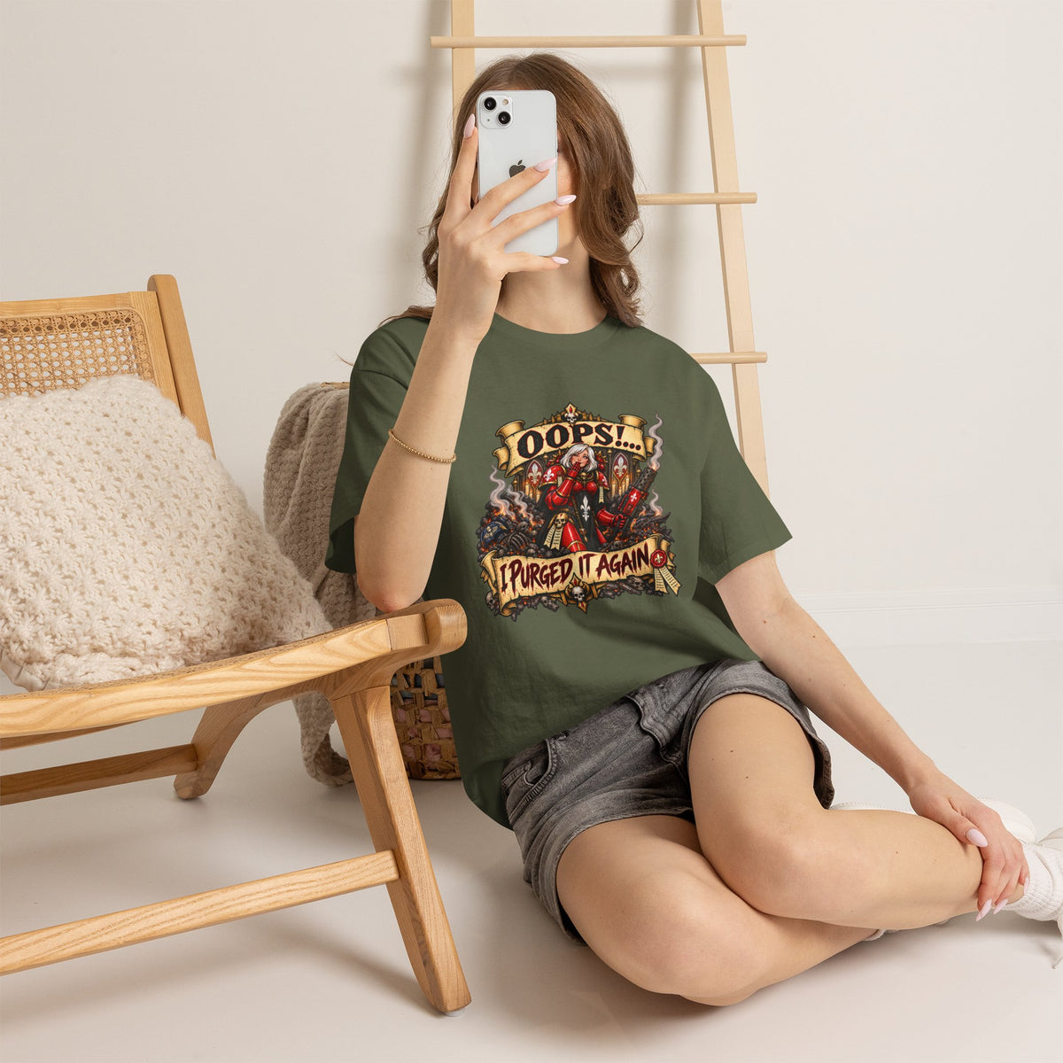 Oops… I Purged It Again Shirt – Sisters of Battle Pop Parody Tee