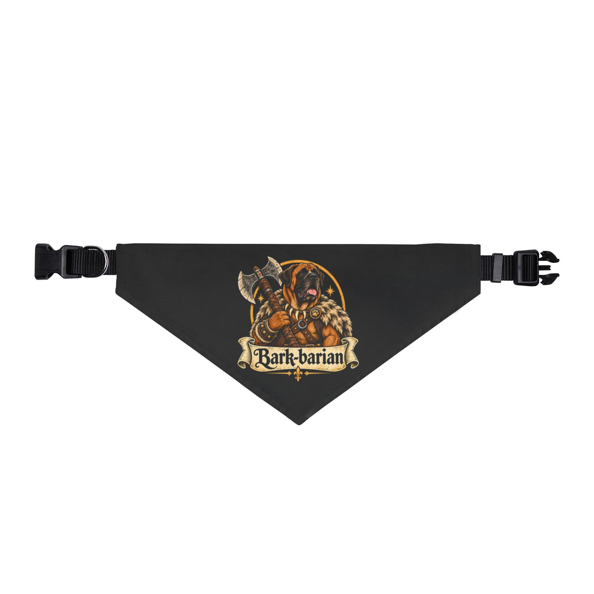 Bark-barian Dog Bandana – Barbarian Fantasy Pet Accessory