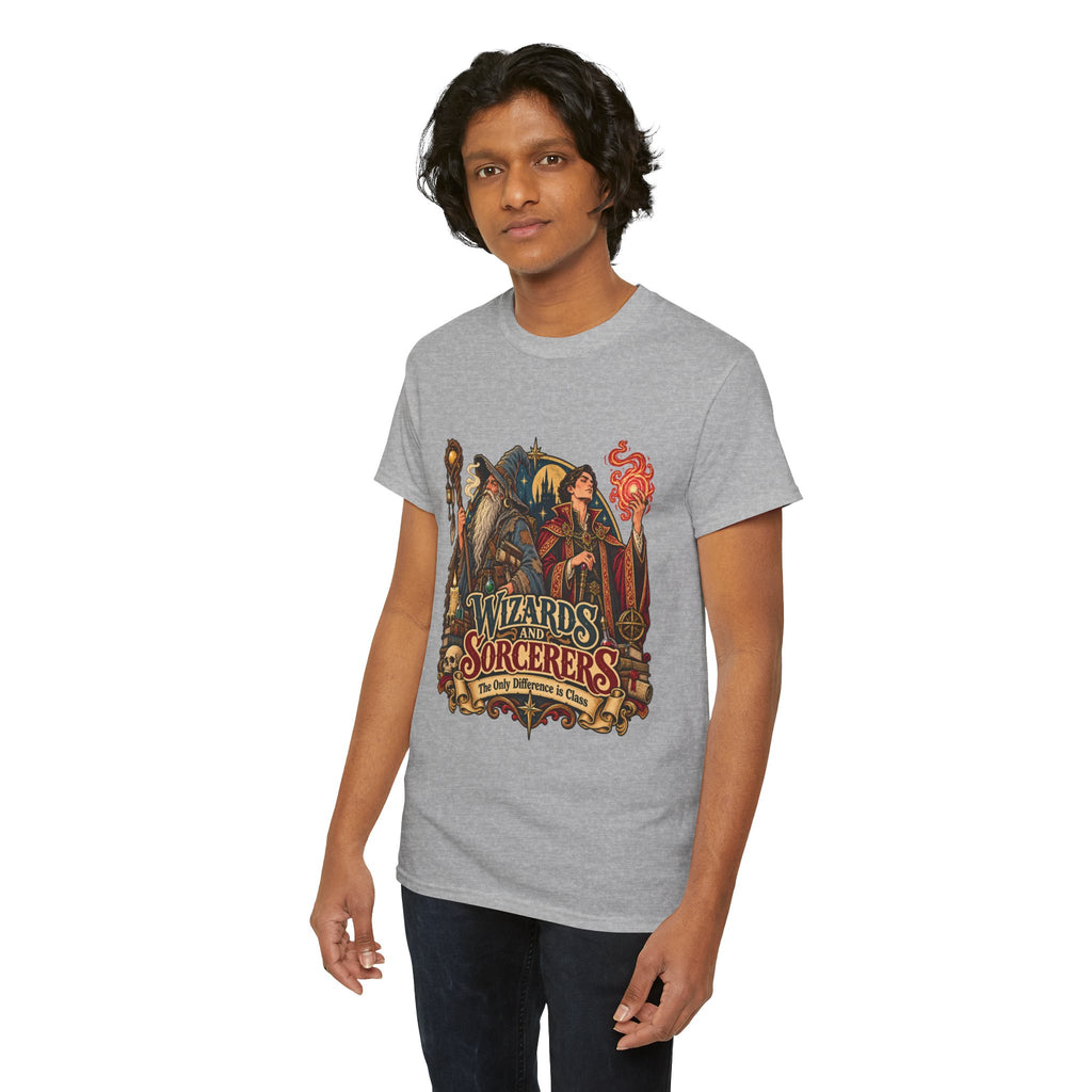 Wizards & Sorcerers RPG T-Shirt | The Only Difference Is Class