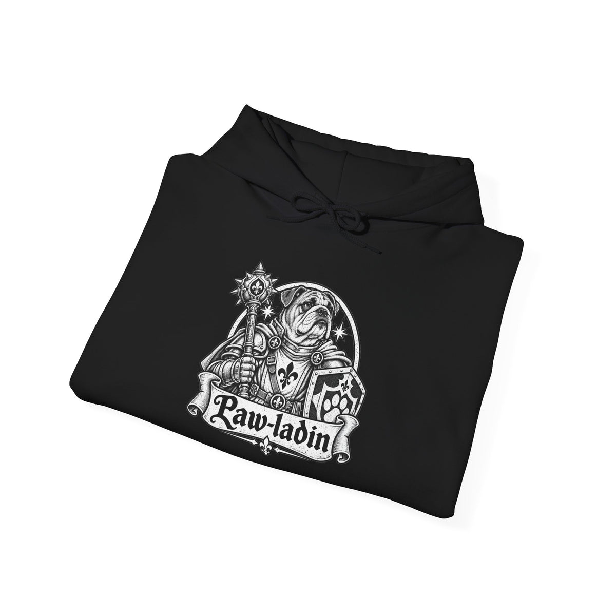 Paw-ladin Dog Hoodie – Paladin Fantasy RPG Pullover
