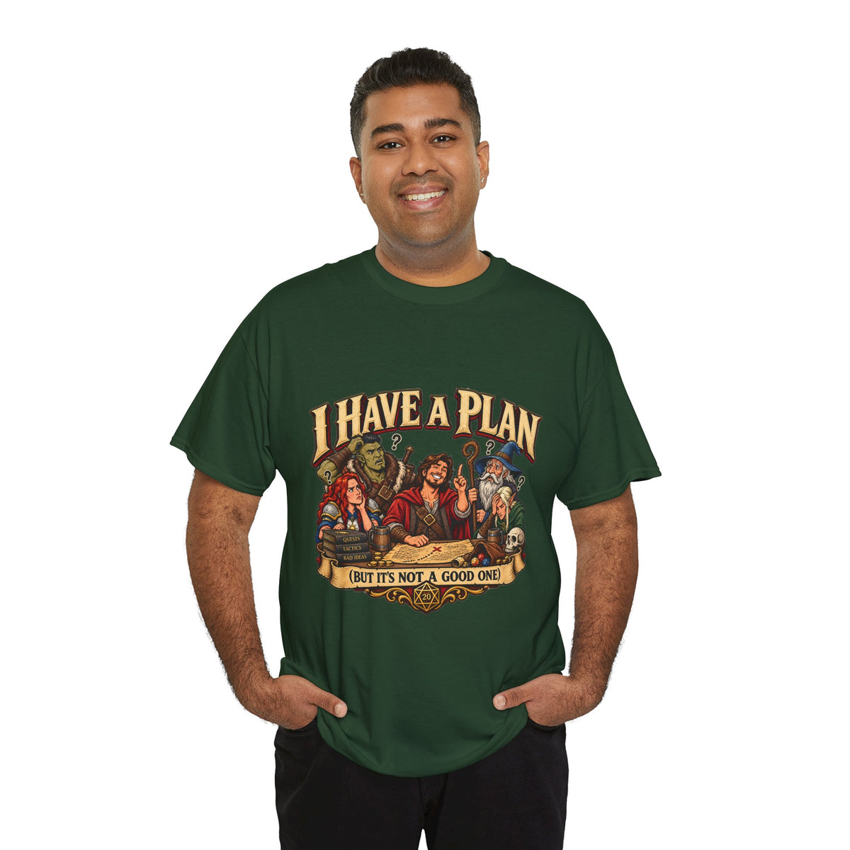 I Have a Plan (But It’s Not a Good One) | Funny RPG Party Tee